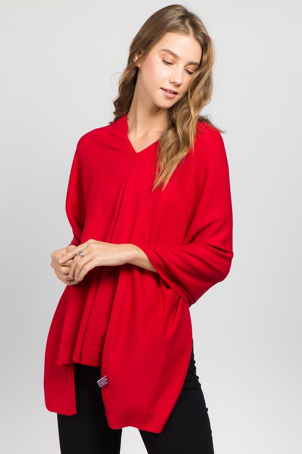 Red Classic Four Seasons Loop Scarf