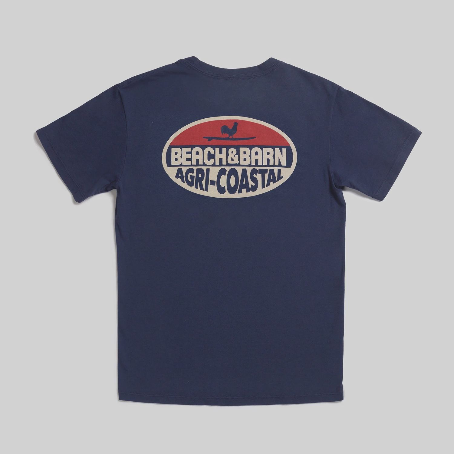 Beach and Barn Navy Oil Can Tee