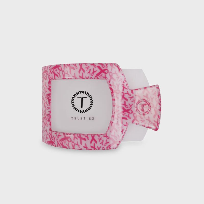 Teleties Wrapped in Ribbons Medium Square Flat Hair Clip