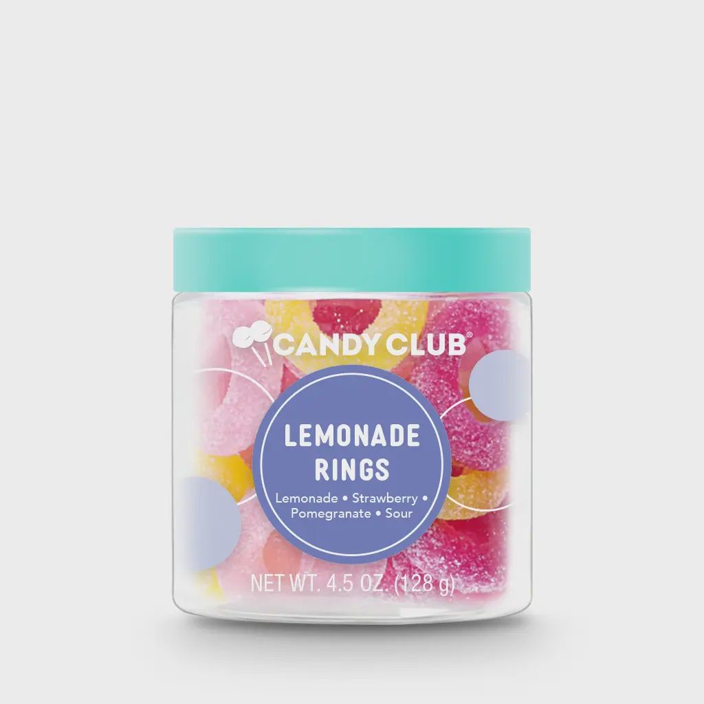 Candy Club Gummy Candy Lemonade Rings