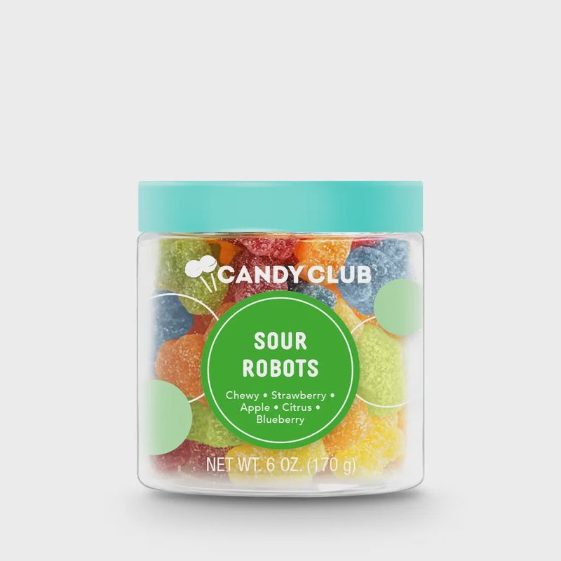 Candy Club Sour Robot Gummies