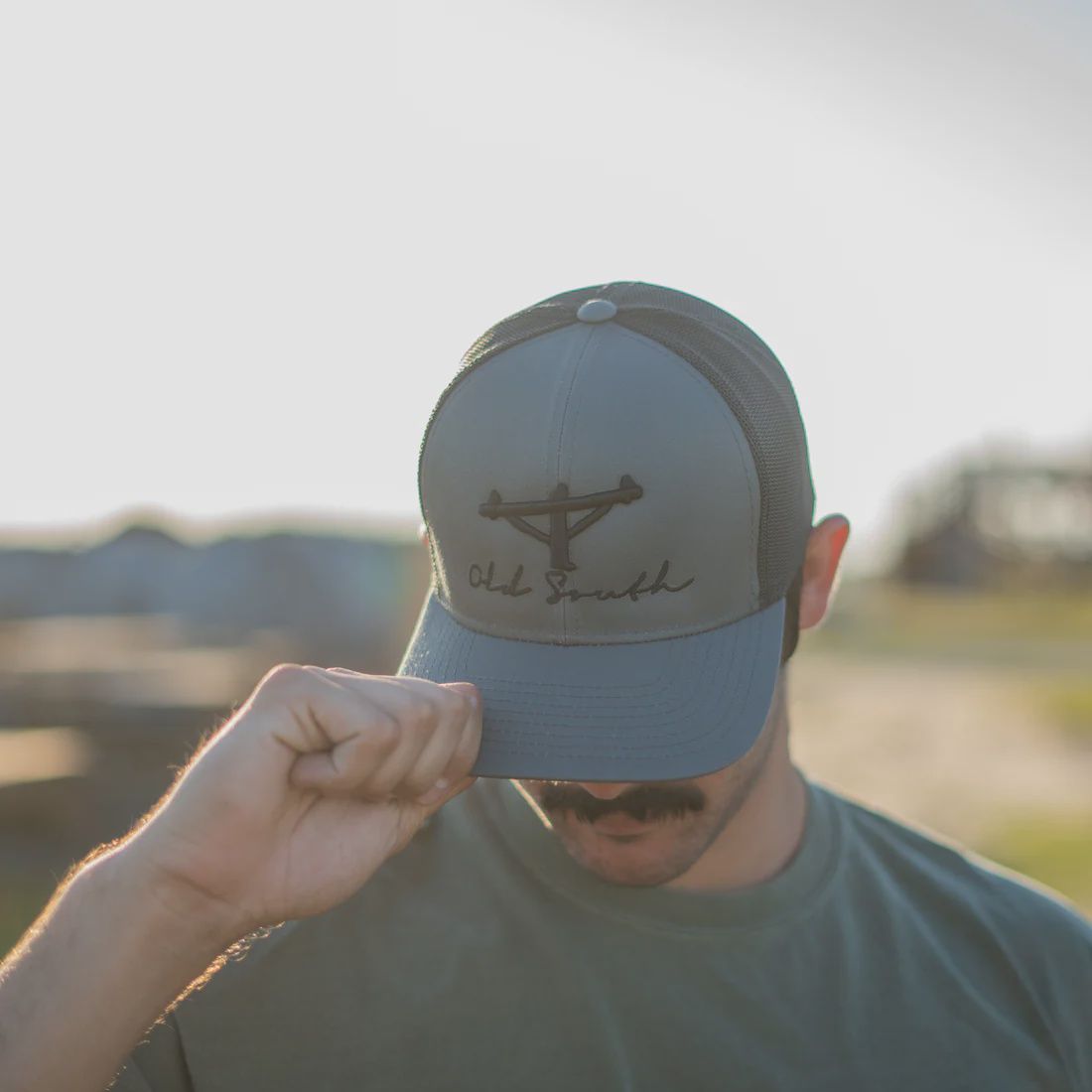 Old South Lineman Pole Trucker Hat