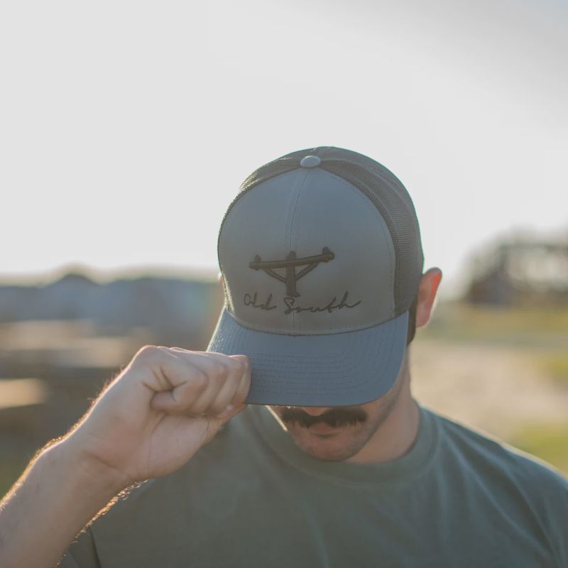 Old South Lineman Pole Trucker Hat