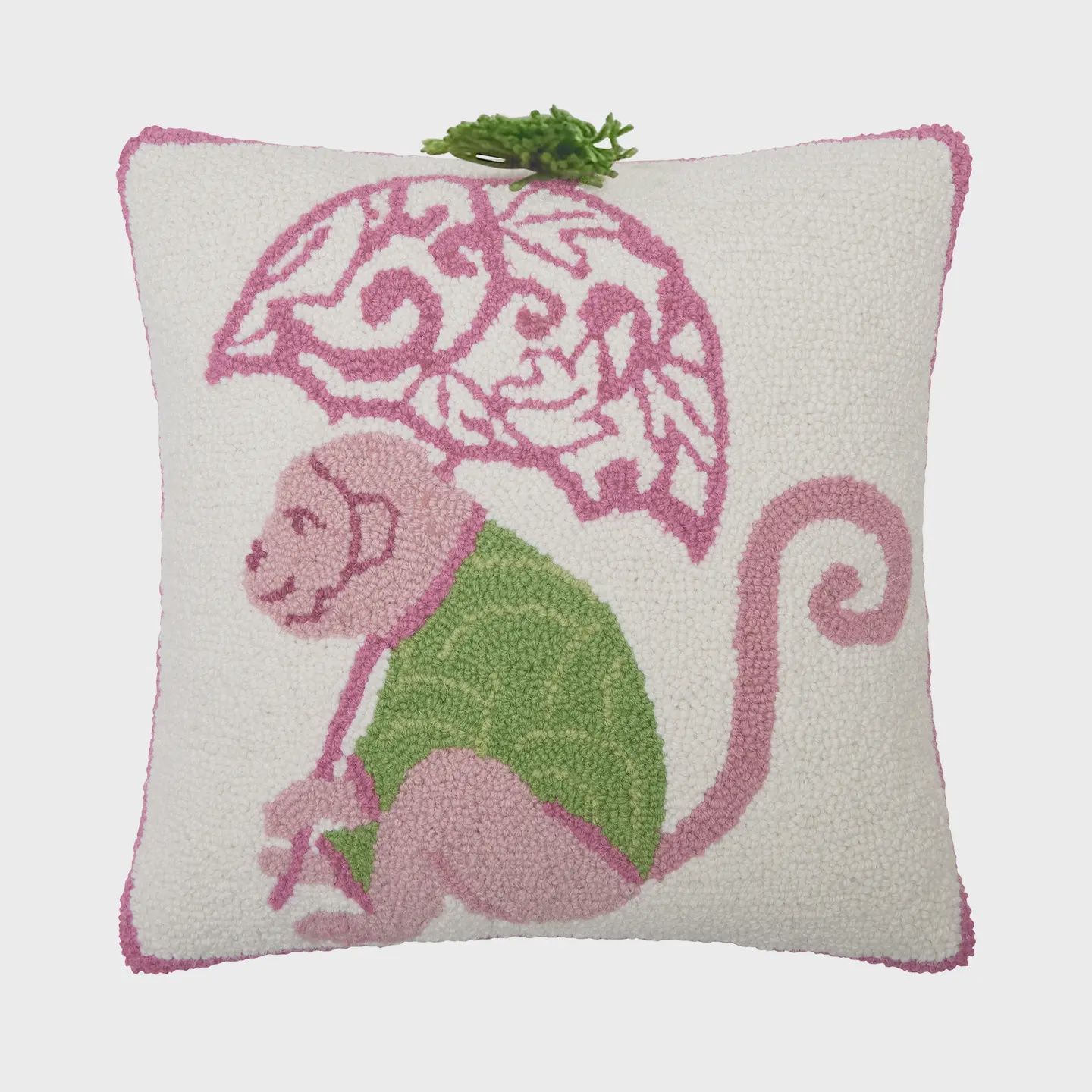 Chinoiserie Monkey Hook Pillow