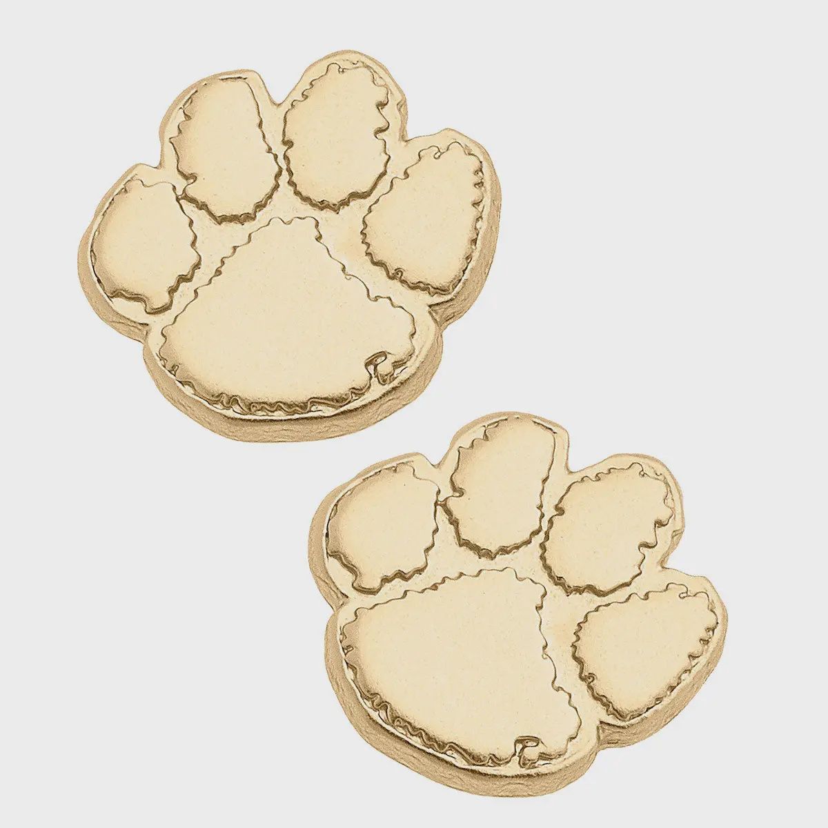Tigers 24K Gold Plated Stud Earrings