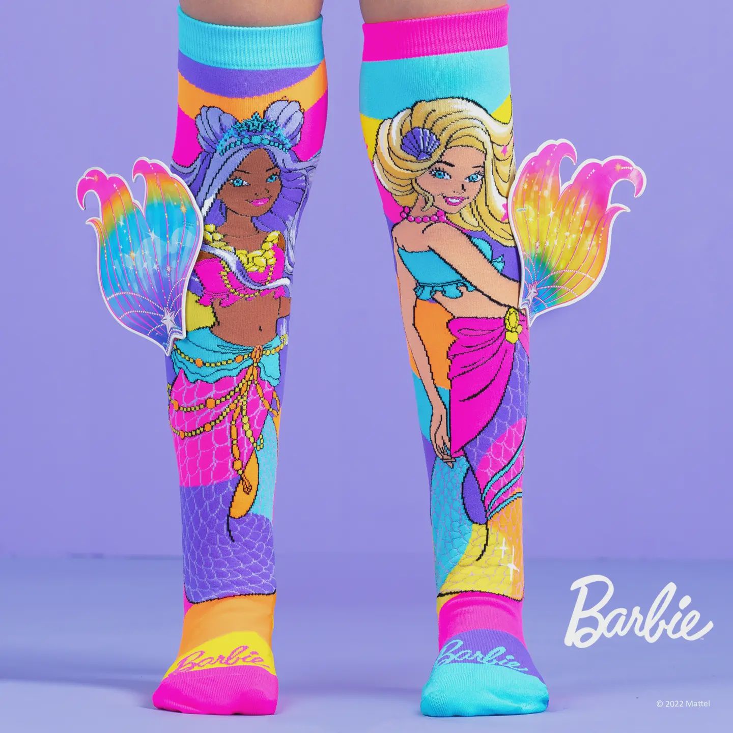 Madmia Barbie Mermaid Socks