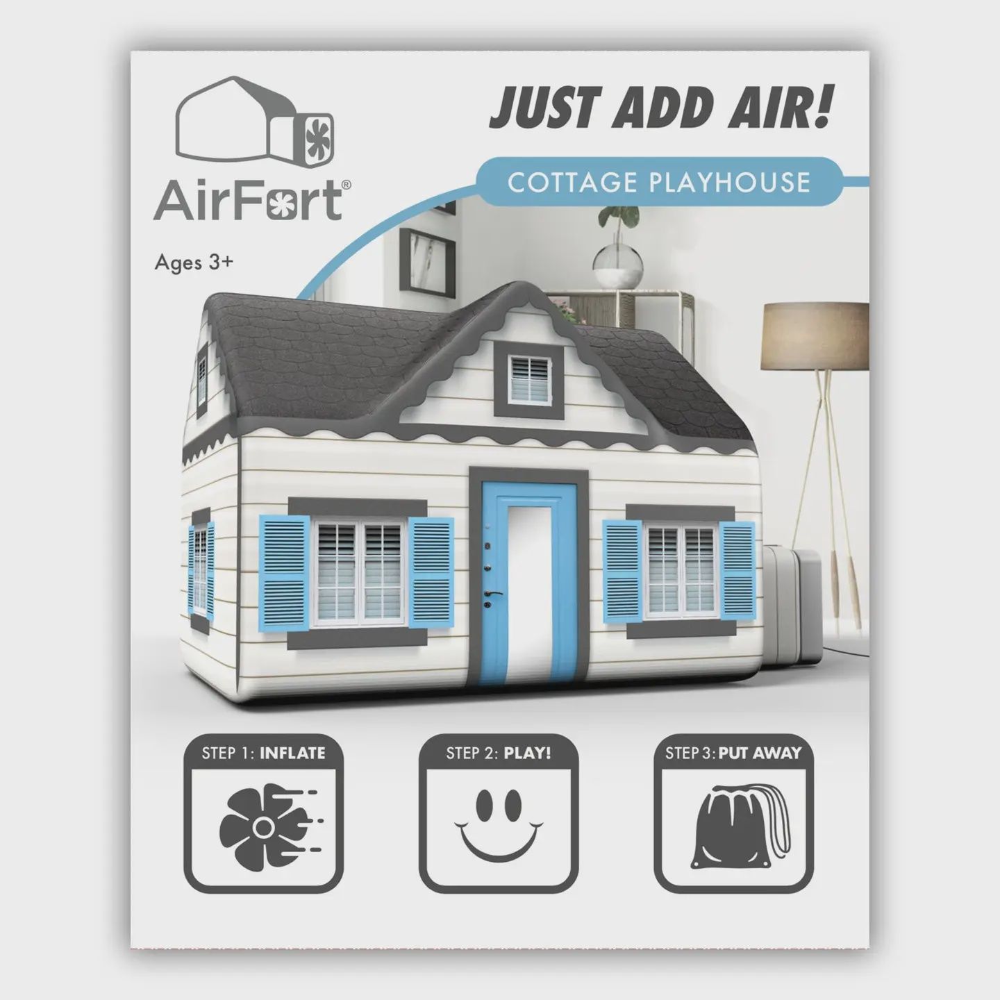 Airfort Inflatable Cottage Playhouse