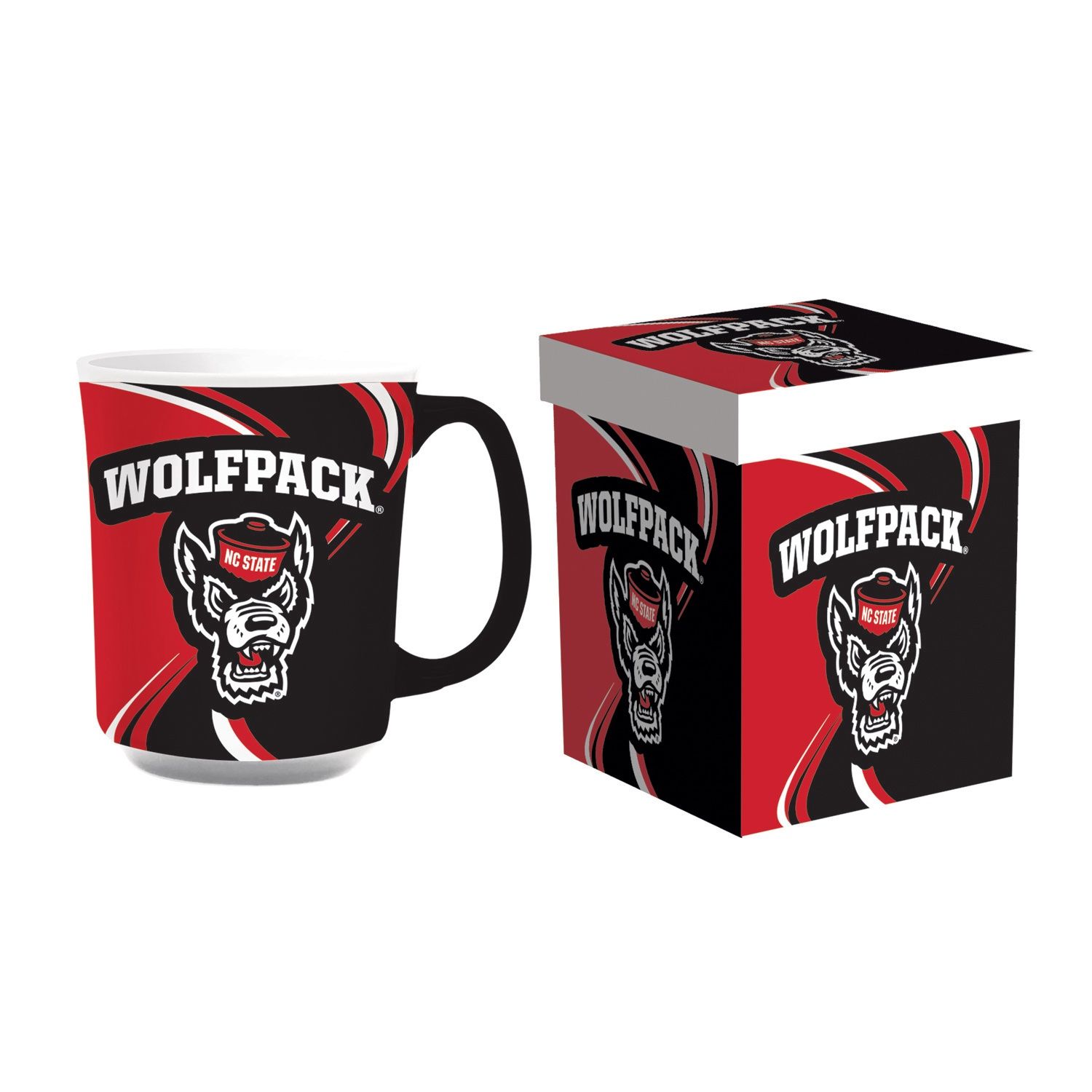 Evergreen North Carolina State University, 14oz Ceramic Cup of Awesome with Matching Box