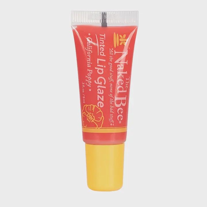 The Naked Bee California Poppy Tinted Lip Glaze
