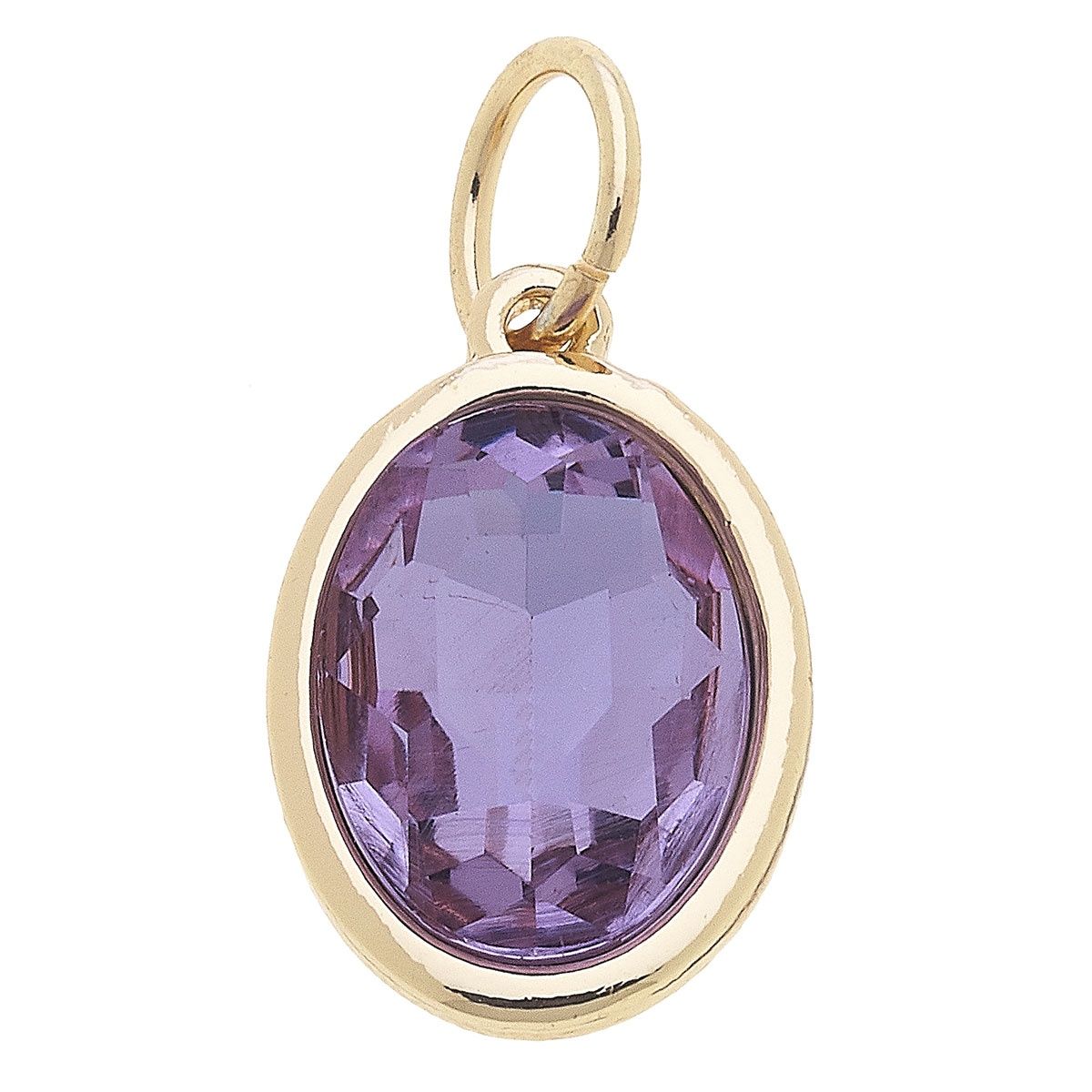 Canvas Glass Birthstone Charm - June/ Alexandrite