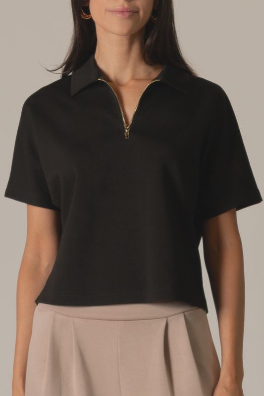 P. Cill Butter Modal Short Sleeve Top