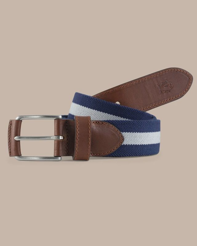 Southern Tide Yacht Blue Gadsden Ribbon Belt