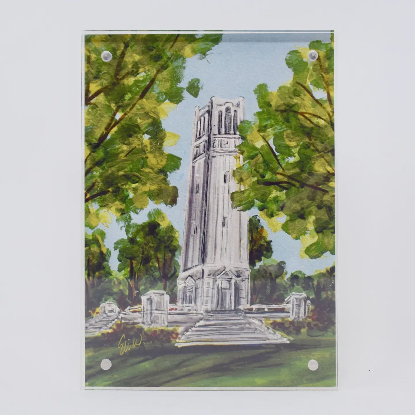 Have Mercy Gifts Ncsu Landmark Acrylic Block - 5x7