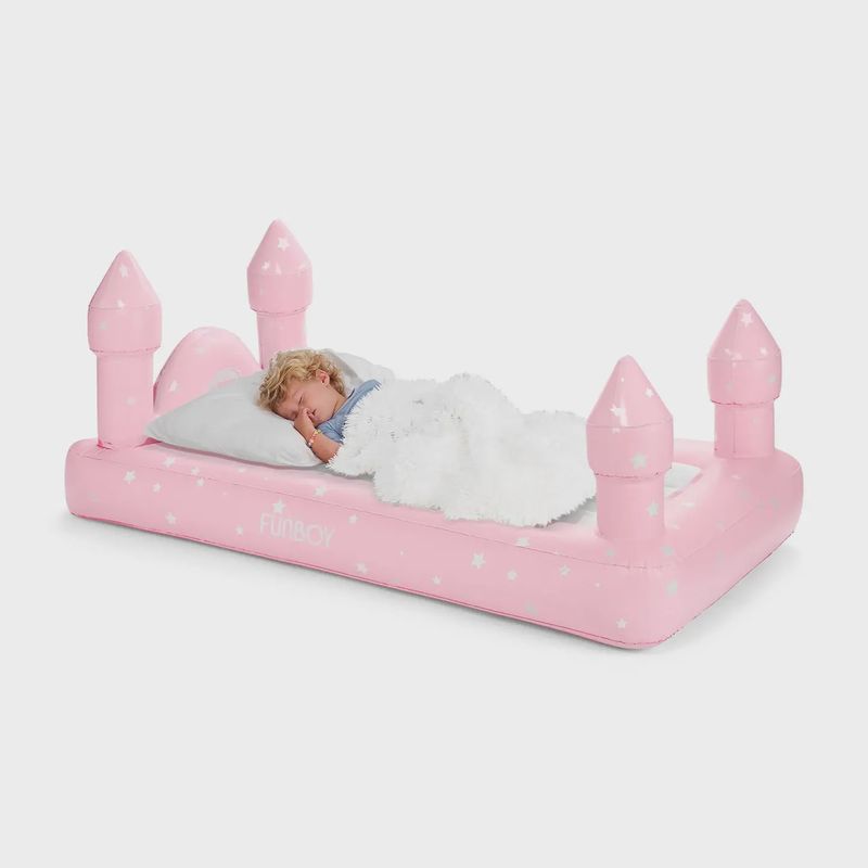 Pink Castle Sleepover Kids Air Mattress