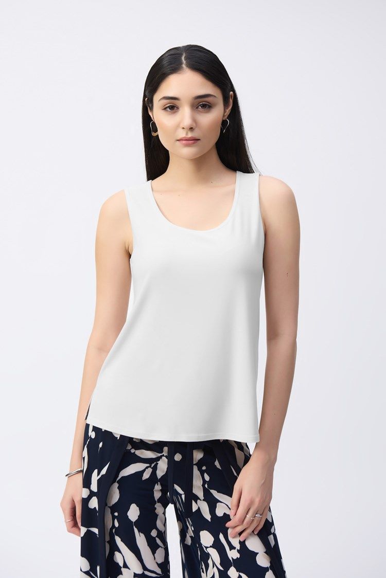 Joseph Ribkoff Vanilla Silky Knit Scoop Neck Camisole