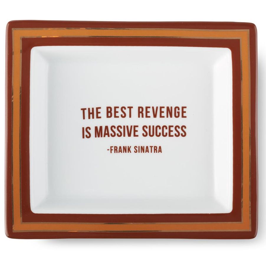 Two&#39;s Company Wise Sayings Gentlemen&#39;s Desk Tray- Frank Sinatra