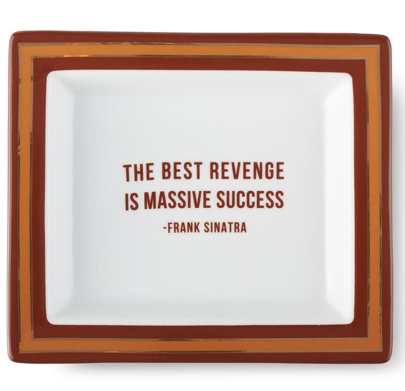Two&#39;s Company Wise Sayings Gentlemen&#39;s Desk Tray- Frank Sinatra