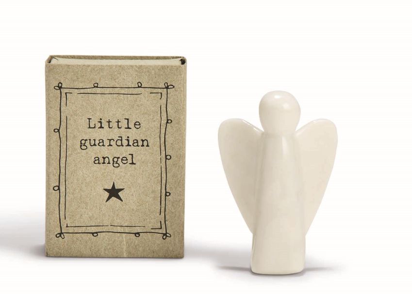 Two&#39;s Company Little Guardian Angel Matchbox in Gift Box