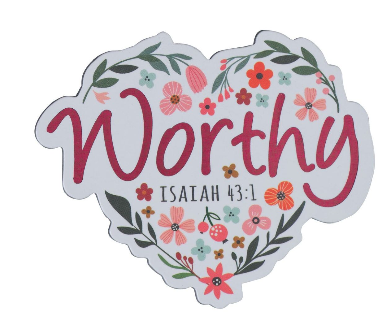 Christian Art Worthy Magnet - Isaiah 43:1