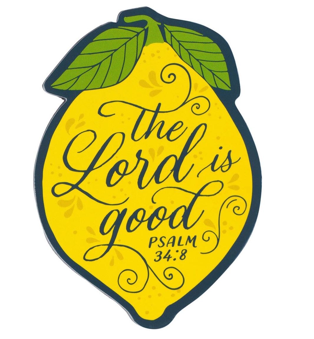 Christian Art The Lord is Good Magnet - Psalm 34:8