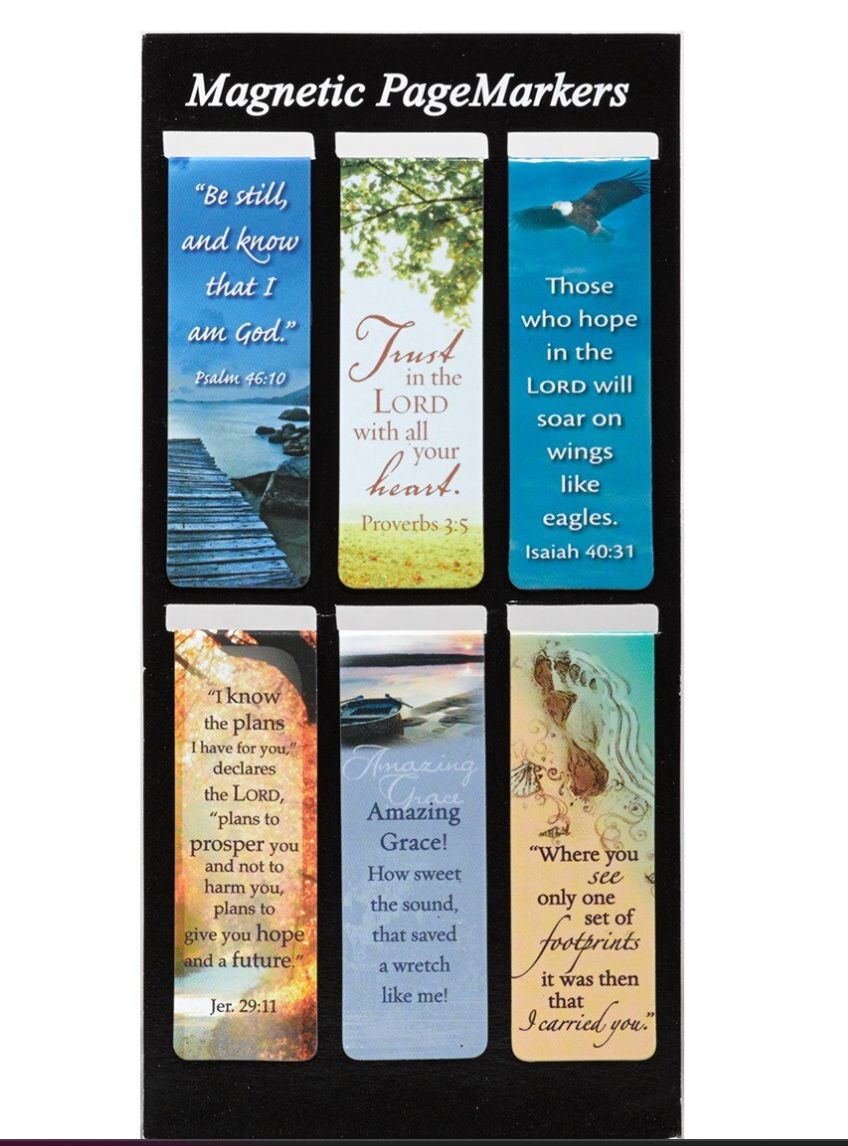 Christian Art Classic Collection Magnetic Bookmark Set