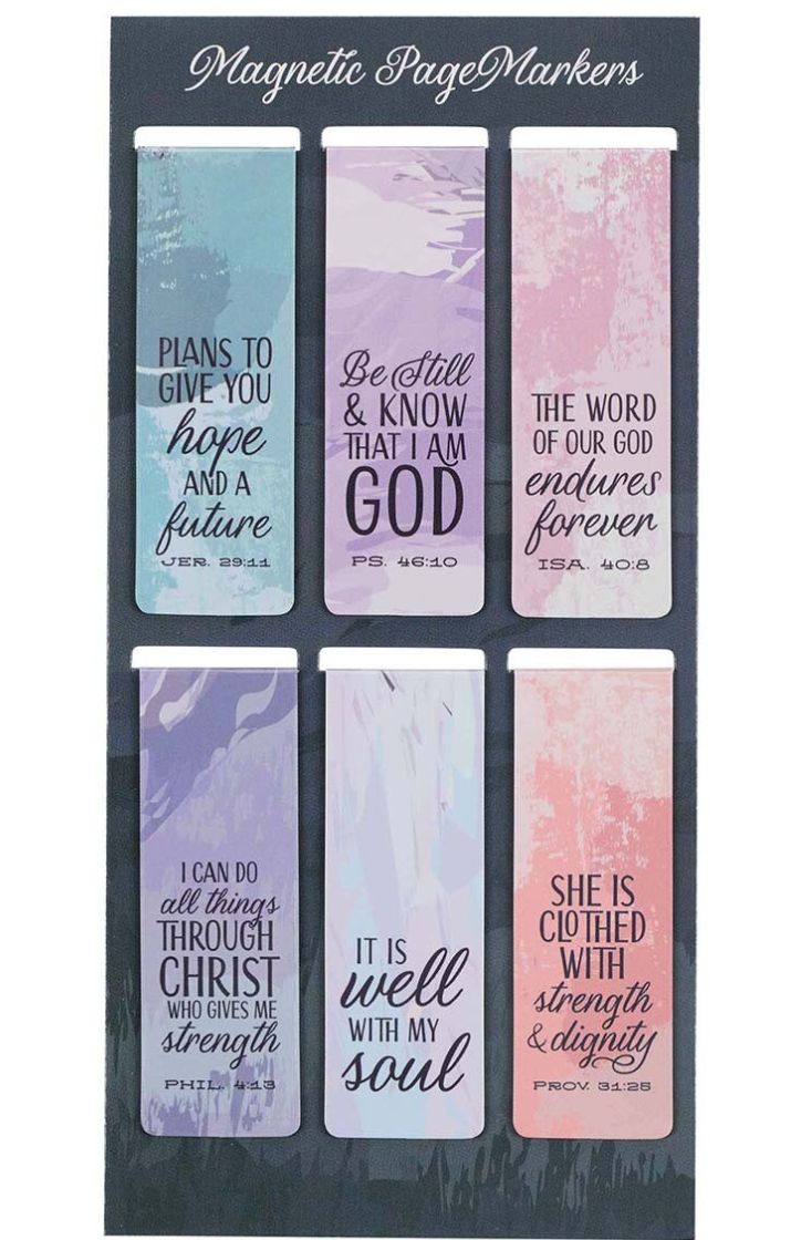 Christian Art Scenic Magnetic Bookmark Set