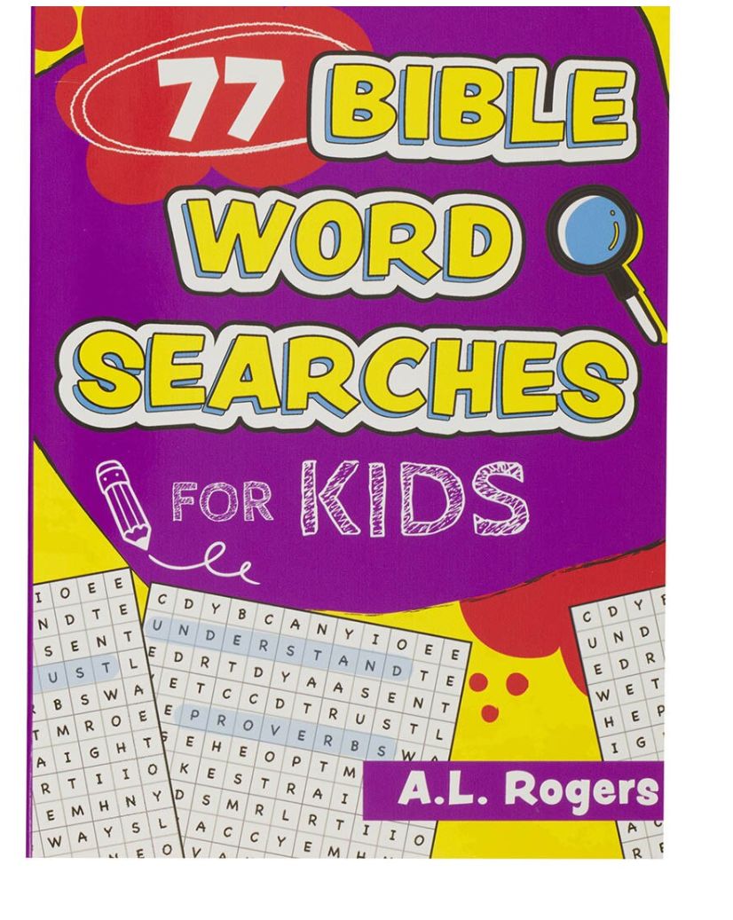 Christian Art 77 Bible Word Searches for Kids