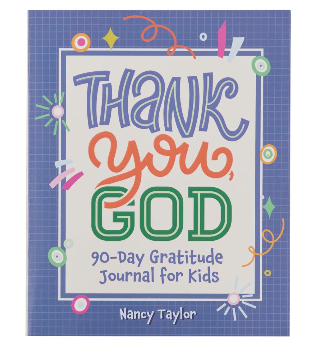 Christian Art Thank You, God! 90-Day Gratitude Journal for Kids