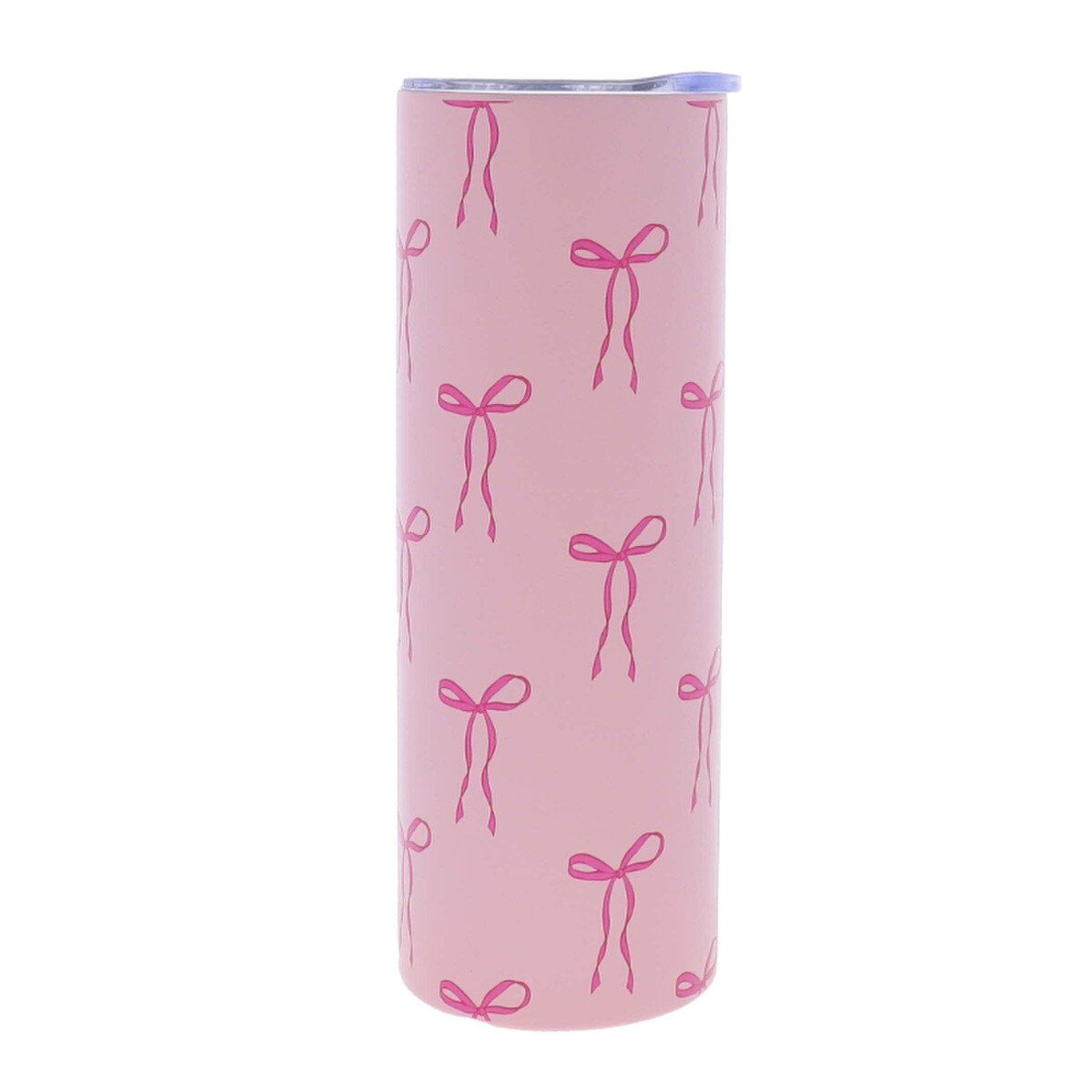 Jane Marie Tied with a Bow 20 Oz. Skinny Tumbler With Lid And Straw