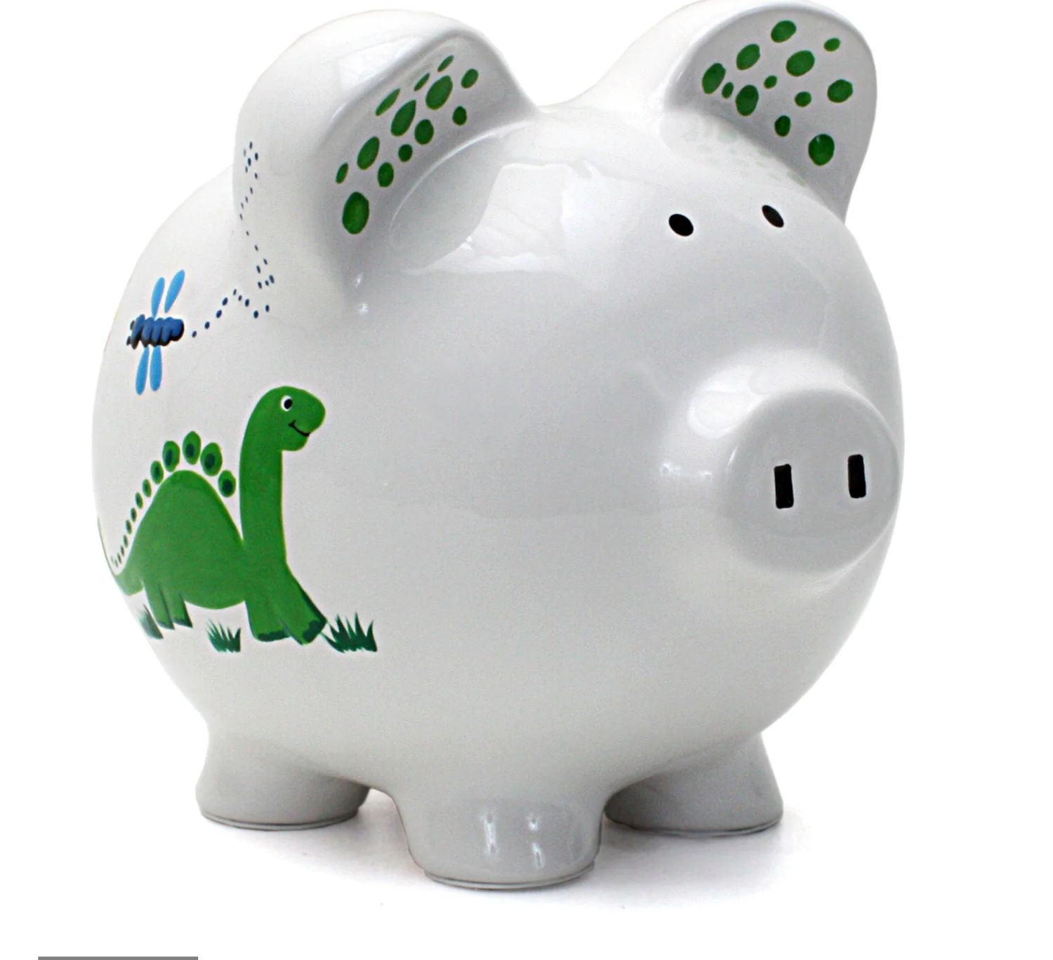 Child to Cherish Dinosaurs &amp; Dragonflies Piggy Bank