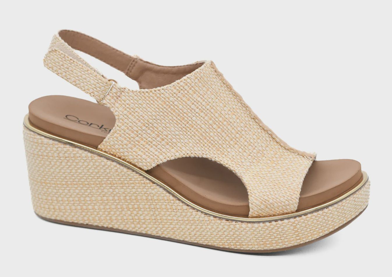 Corkys Carley Wedge - Raffia All