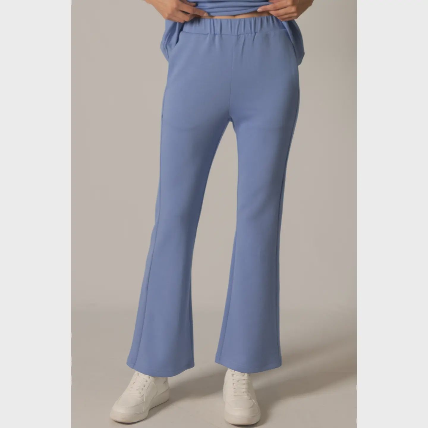 P. Cill Butter Modal Fitted Flares Cornflower Blue