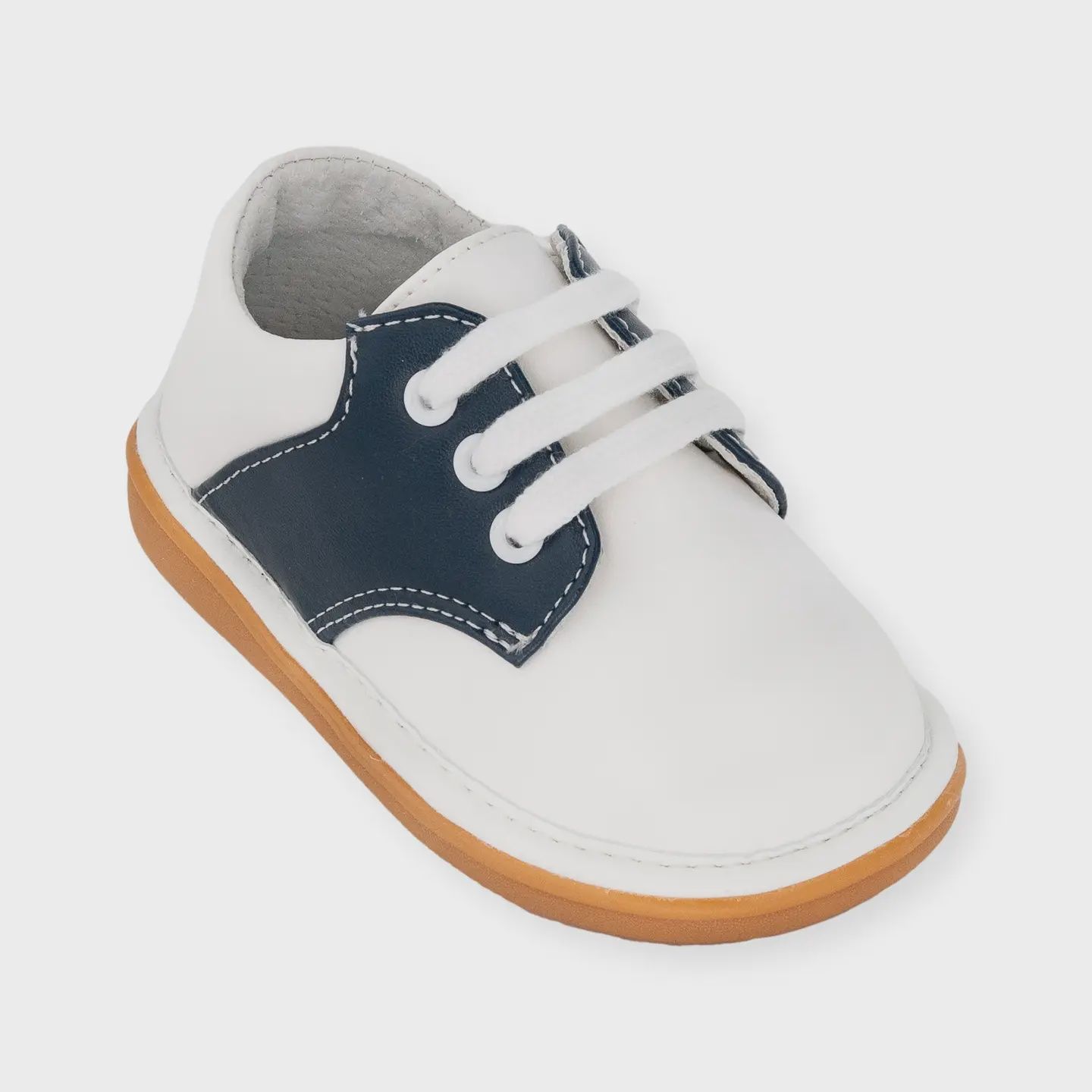 Wee Squeak Rory Saddle Oxford Shoe- Navy/White