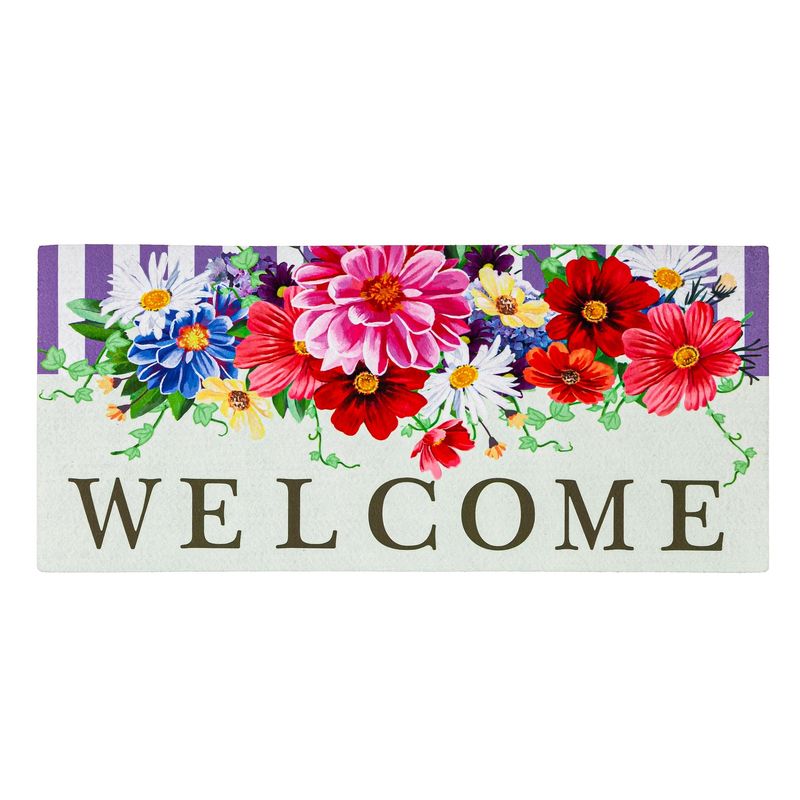 Evergreen Divided Floral Sassafras Switch Mat