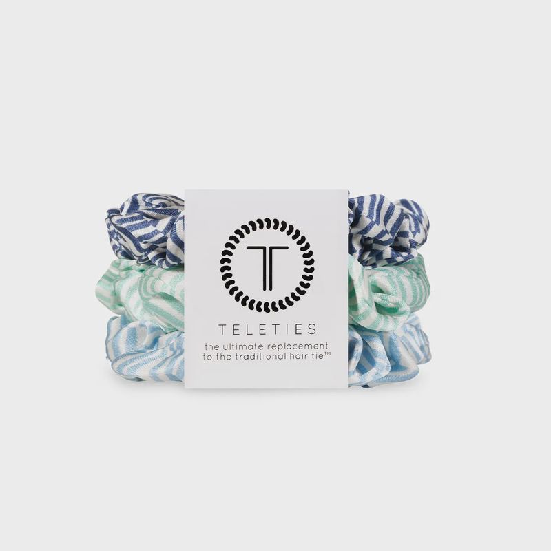 Teleties Totally Turquoise Large Hair Scrunchie