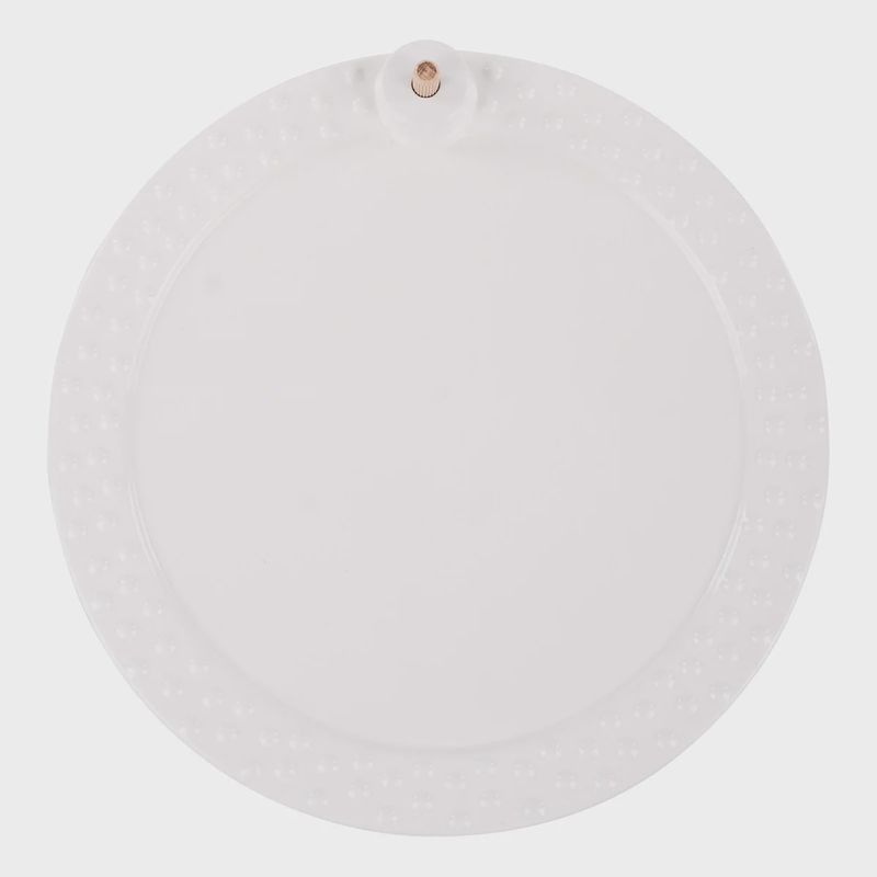 Glory Haus White Round Platter