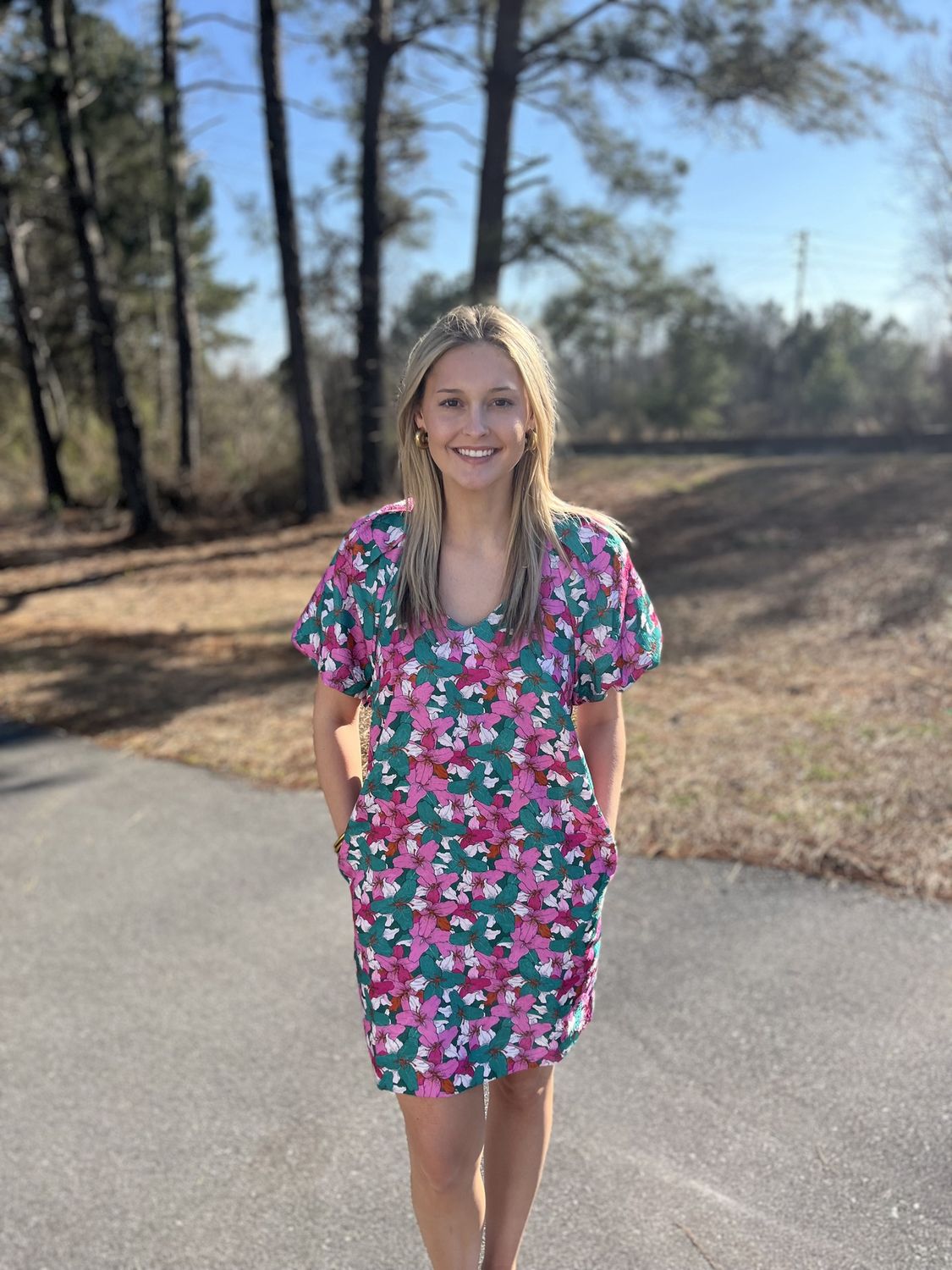 Jade Lilies Dress