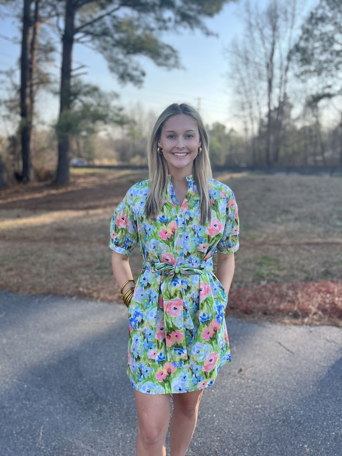 Joy Joy Paint Garden Water Color Dress