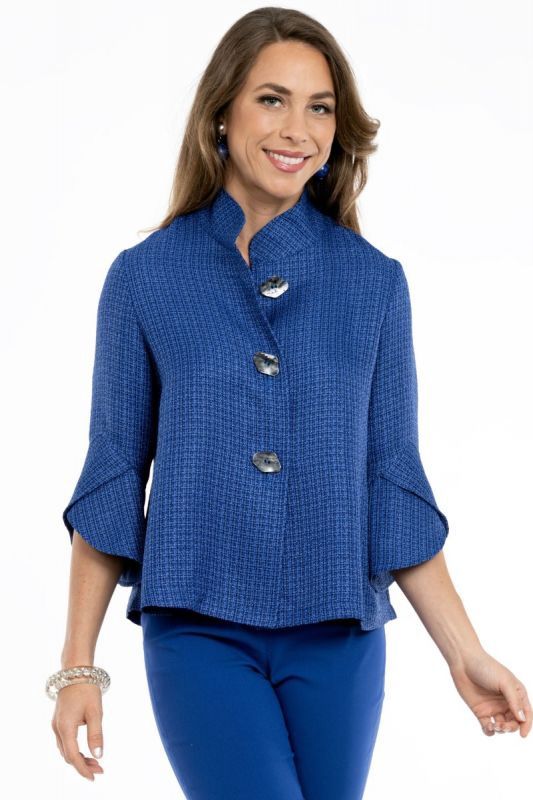 Lior Vaya Royal 3 Button Jacket with Tulip Sleeve