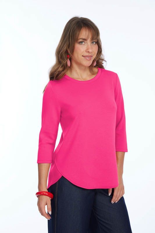 Lior Zofi Punch Round Neck Top
