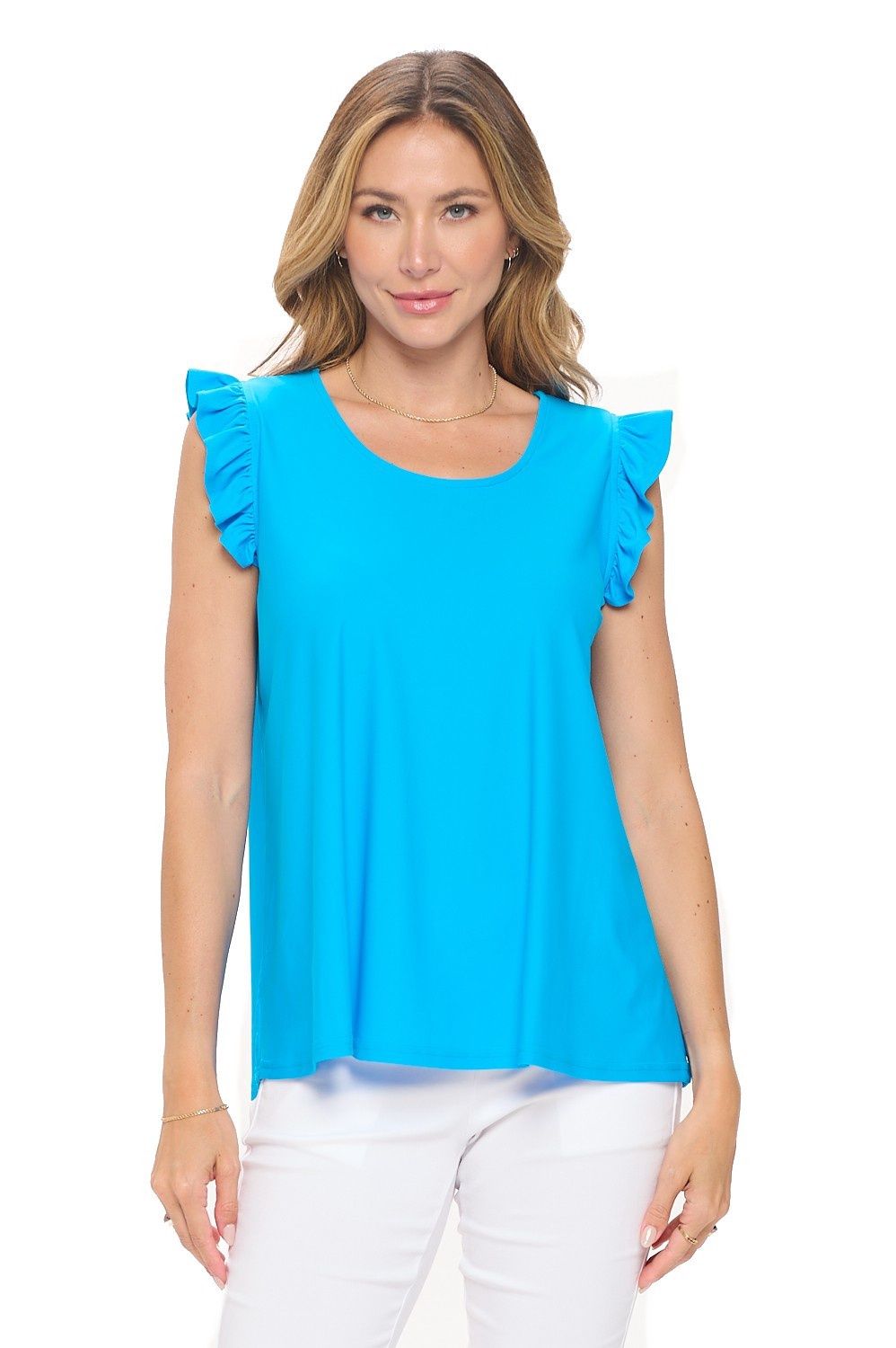 Aryeh Regina Turquoise Swing Top
