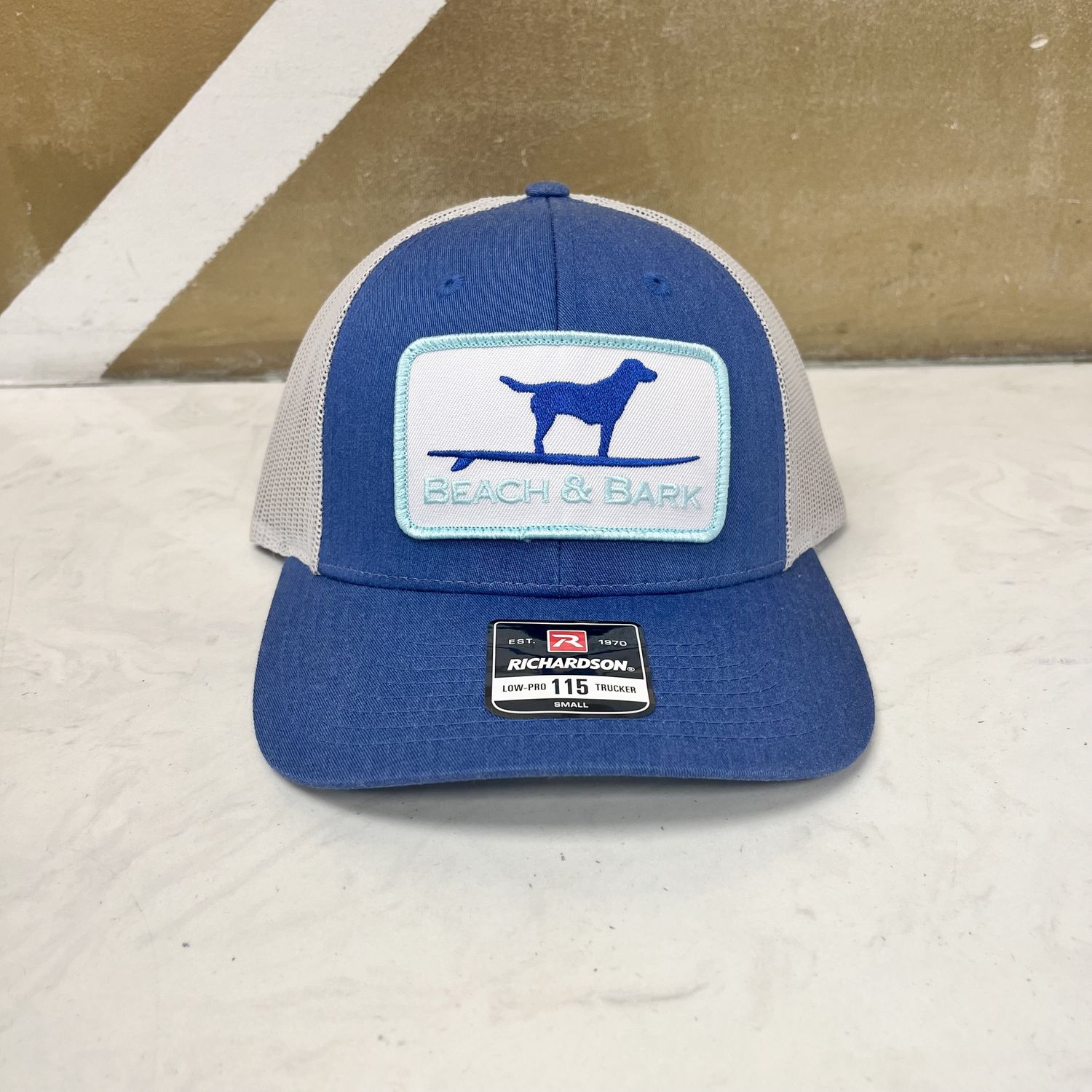 Kids Beach &amp; Bark Snapback Hat- Royal Blue/ Grey