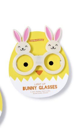 Two&#39;s Company Light Up Bunny Novelty Glasses, color: Pink Ear