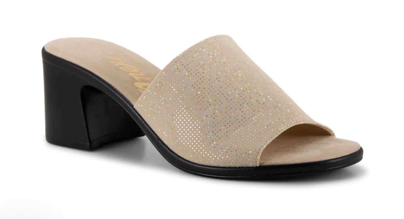 Onex Rebecca Elastic Slide- Beige