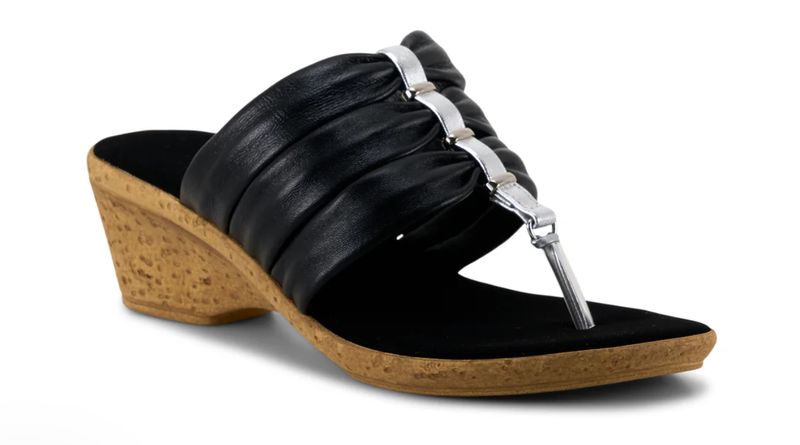 Onex Marisa Three Band Wedge- Black