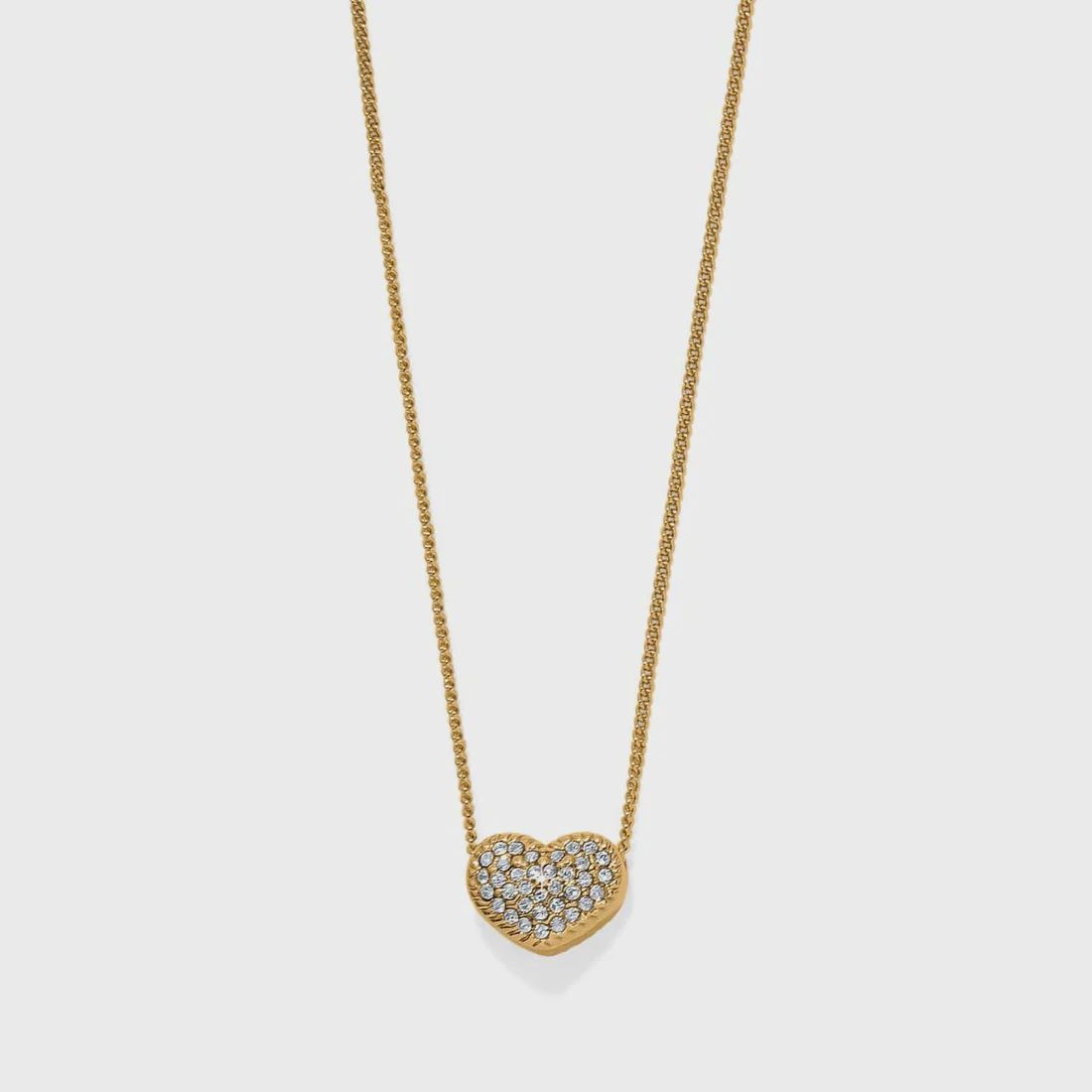 Brighton Illumina Celeste Heart Petite Necklace- Gold