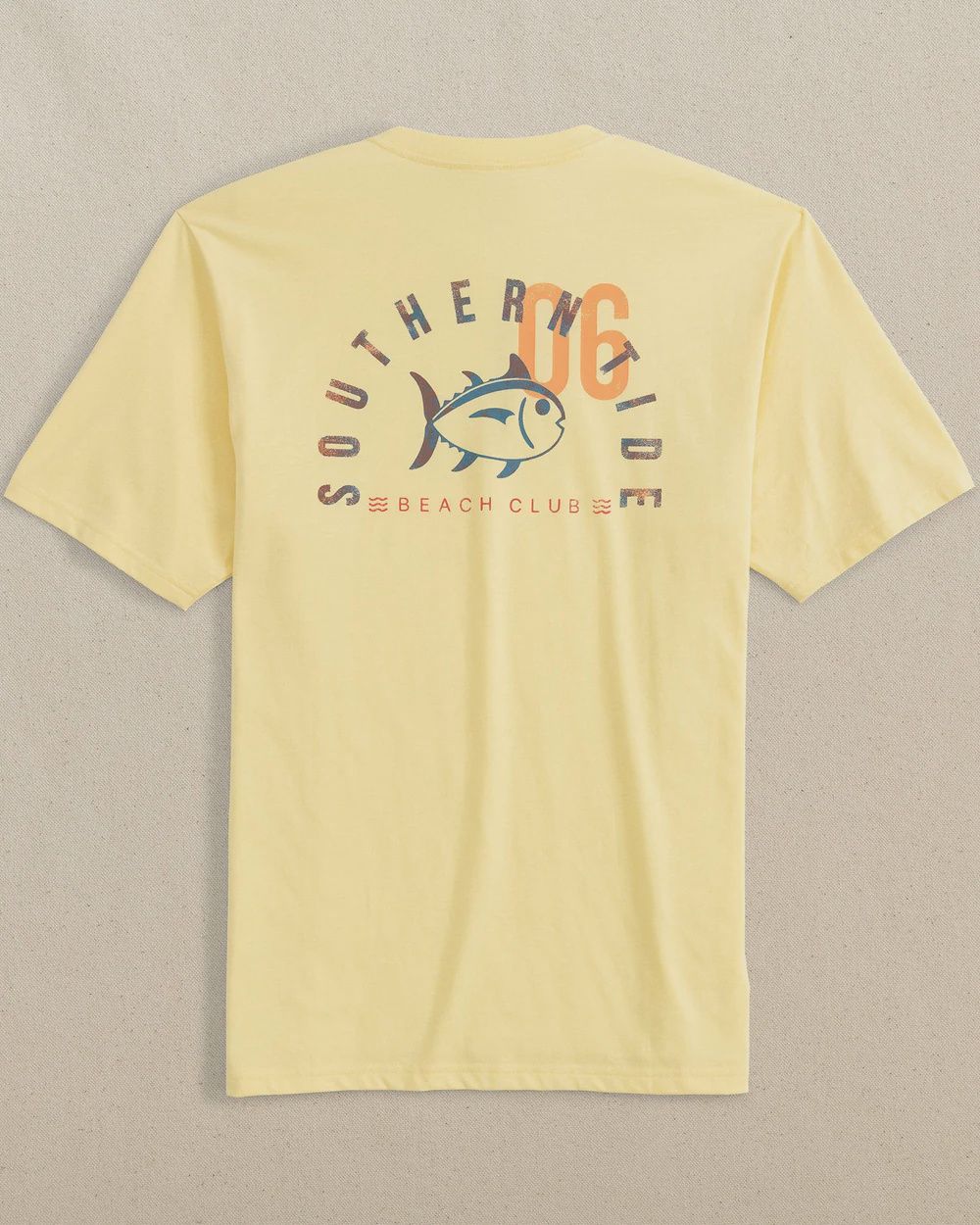 Southern Tide Sun Faded Beach Club Short Sleeve T-Shirt- Tuscan Sun