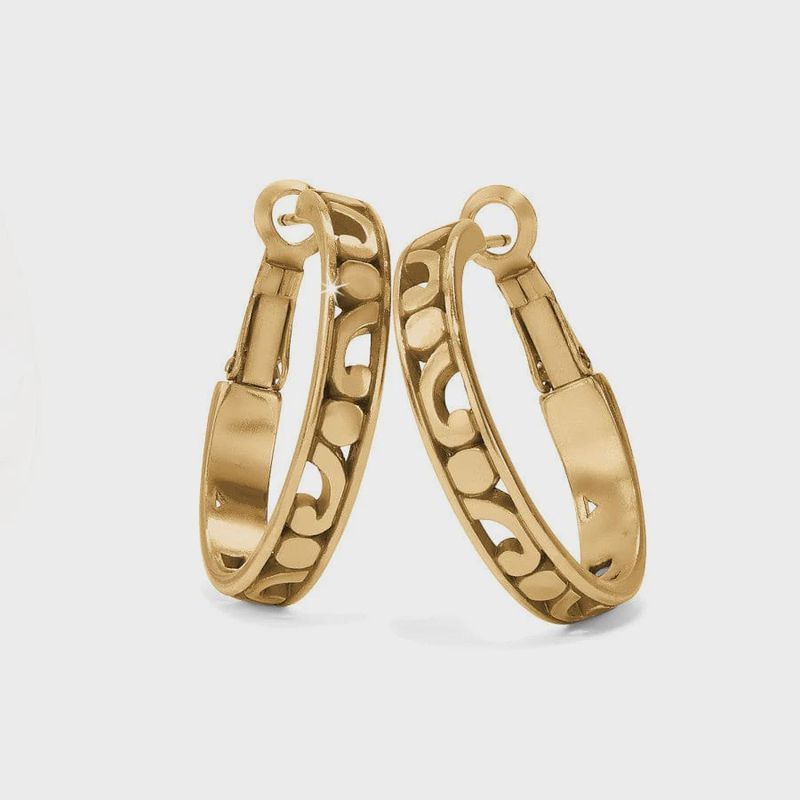 Brighton Contempo Small Hoop Earrings- Gold