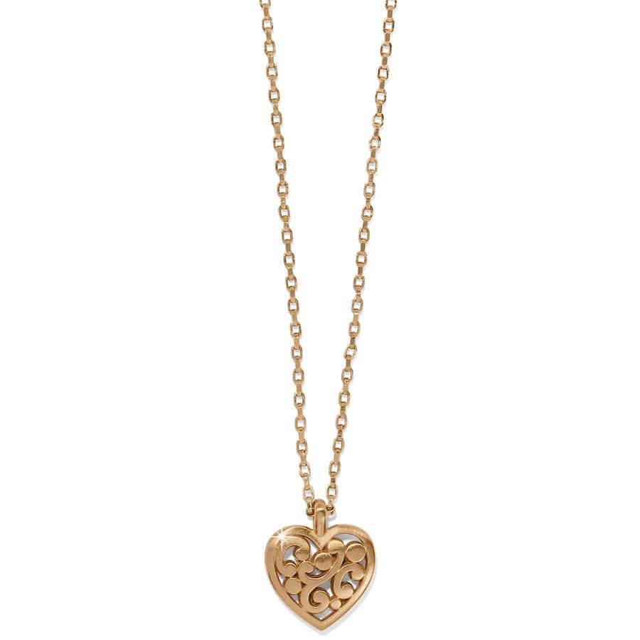 Brighton Contempo Heart Petite Necklace- Gold