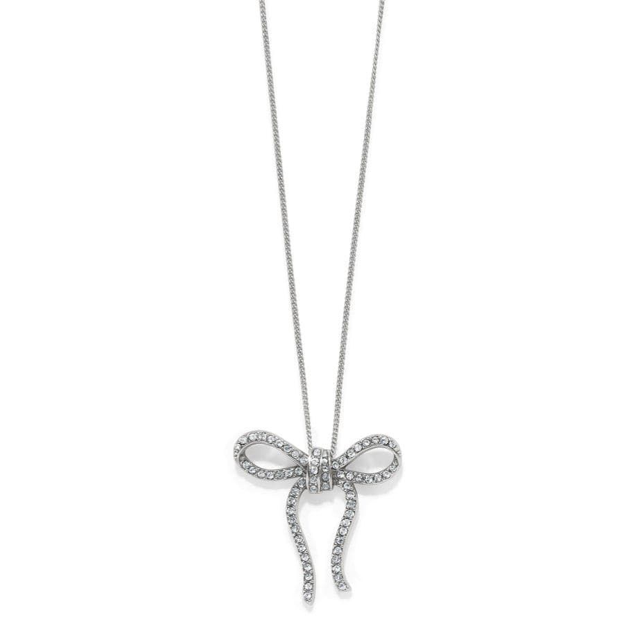 Brighton Illumina Bow Necklace- Silver